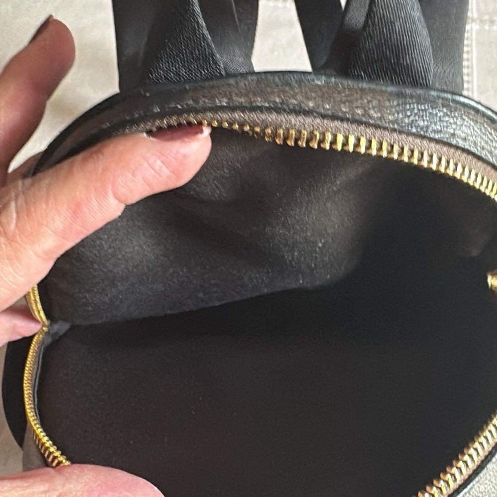 Coach Small Brown Signature Canvas & Leather Backpack with Gold Hardware - Picture 5 of 15